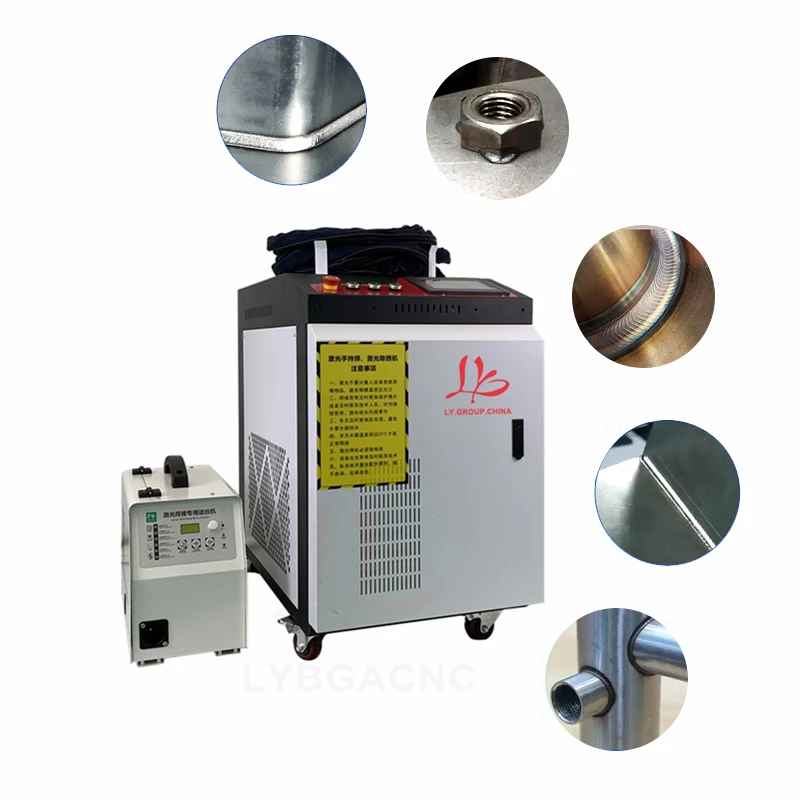 LY 5 in 1 Fiber Laser Welding Machine for Metal Oxides on Stainless Steel Surfaces Cleaning Cutting Soldering 1500/2000/3000W