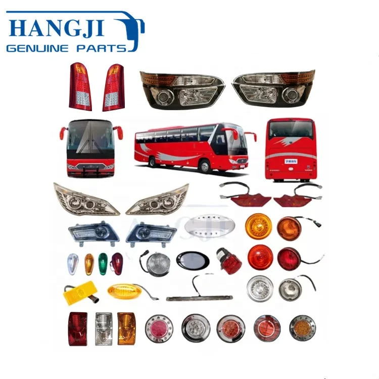 Guangzhou bus spare parts ZK6129h bus lights and lamps led for headlight  all kinds of Chinese buses