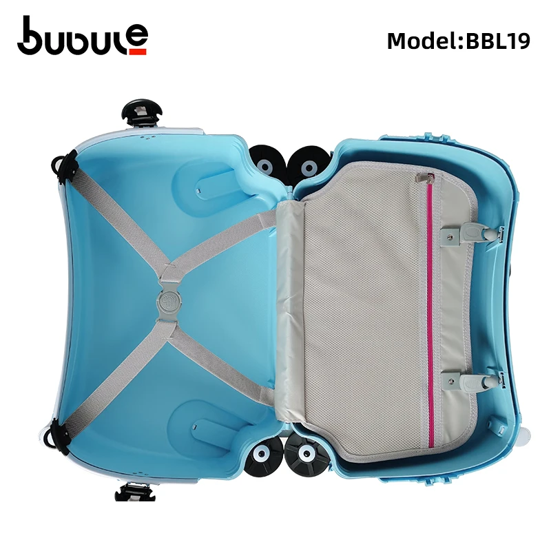 Carry on children luggage kids ride on suitcase PP hard 19 inch unisex cartoon design luggage