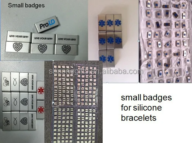 Official ID Wristband with Medical Alert Badge Silicone Clasp Personalized ID Bracelet