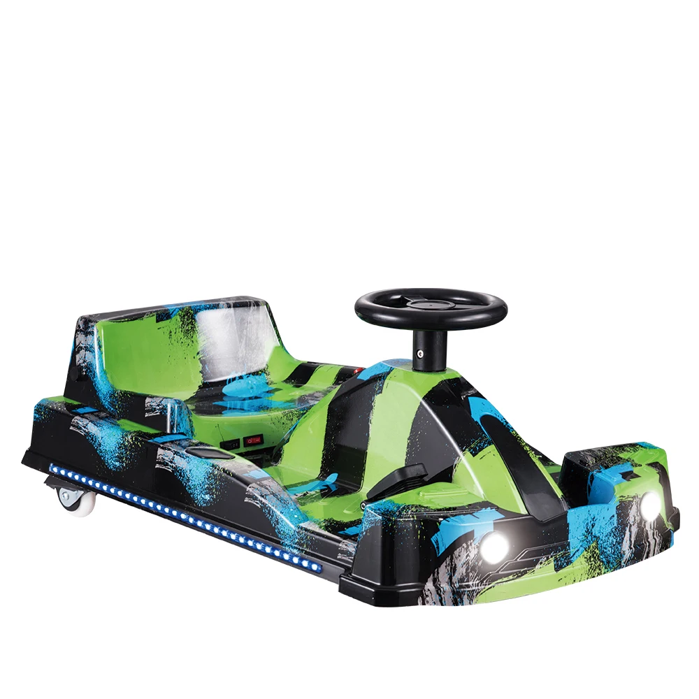 3 wheel electric drifting scooter ride on car running kart for kids