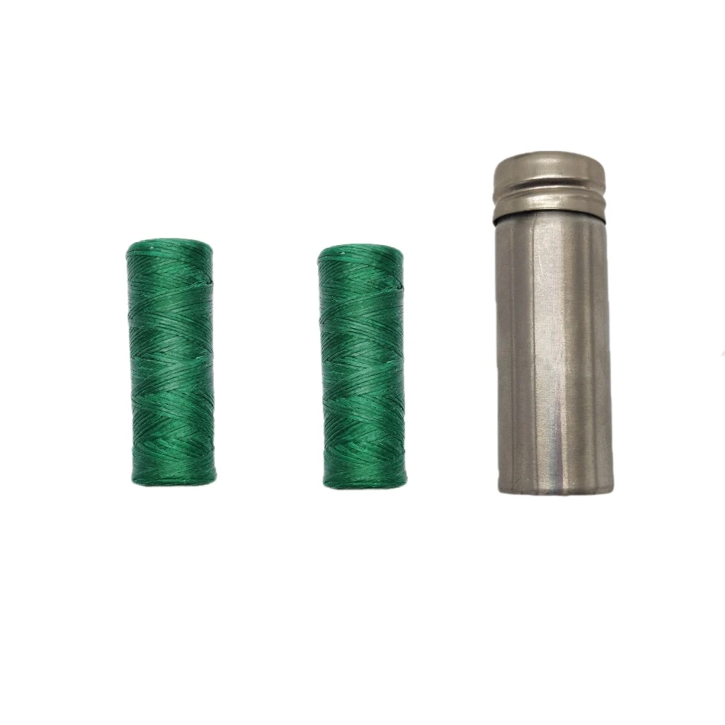 100 Meters Grand Degradable Silver Stainless Steel Bottle-Packed Bamboo Charcoal Dental Floss with Two Spare Cores