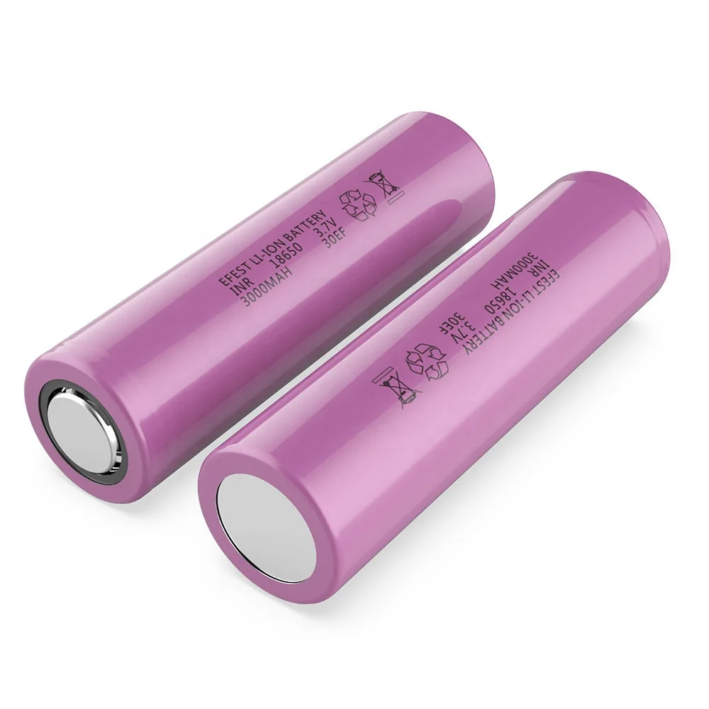 Высококачественные батареи 30EF 3000mAh 35A литиевая 18650 батарея IMR фиолетовый PK 30Q HG2 25R VTC6