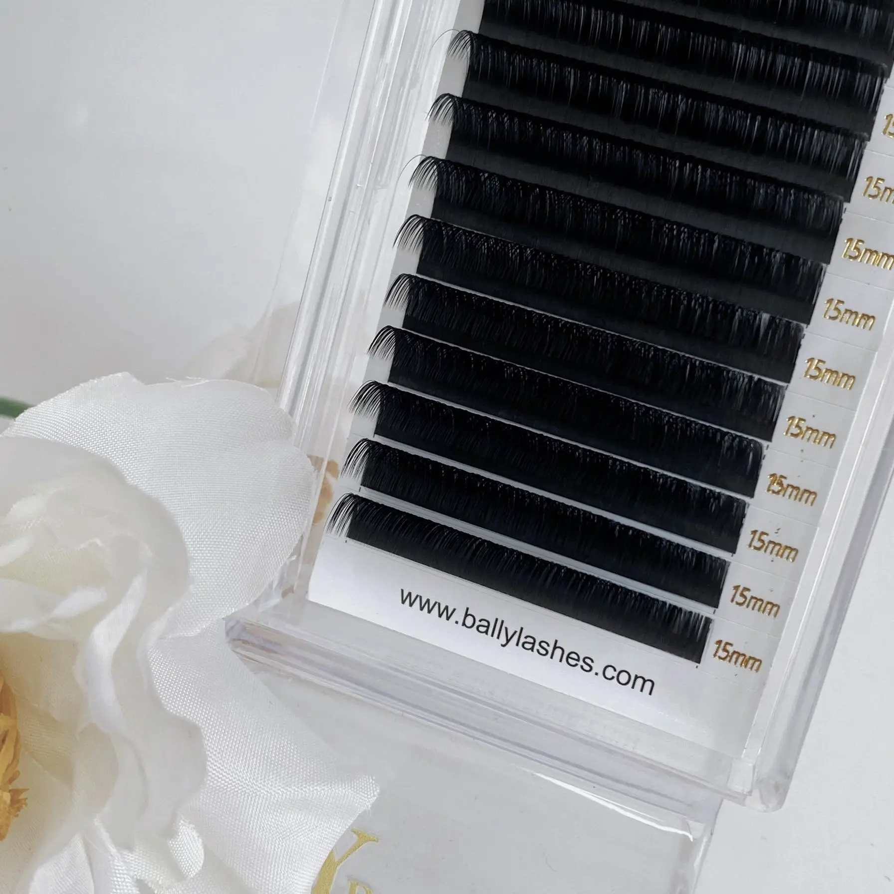 Matte black mega volume C D CC L M 0.05 0.03 volume eyelash extension lash trays individual eyelash extensions mink Korean PBT
