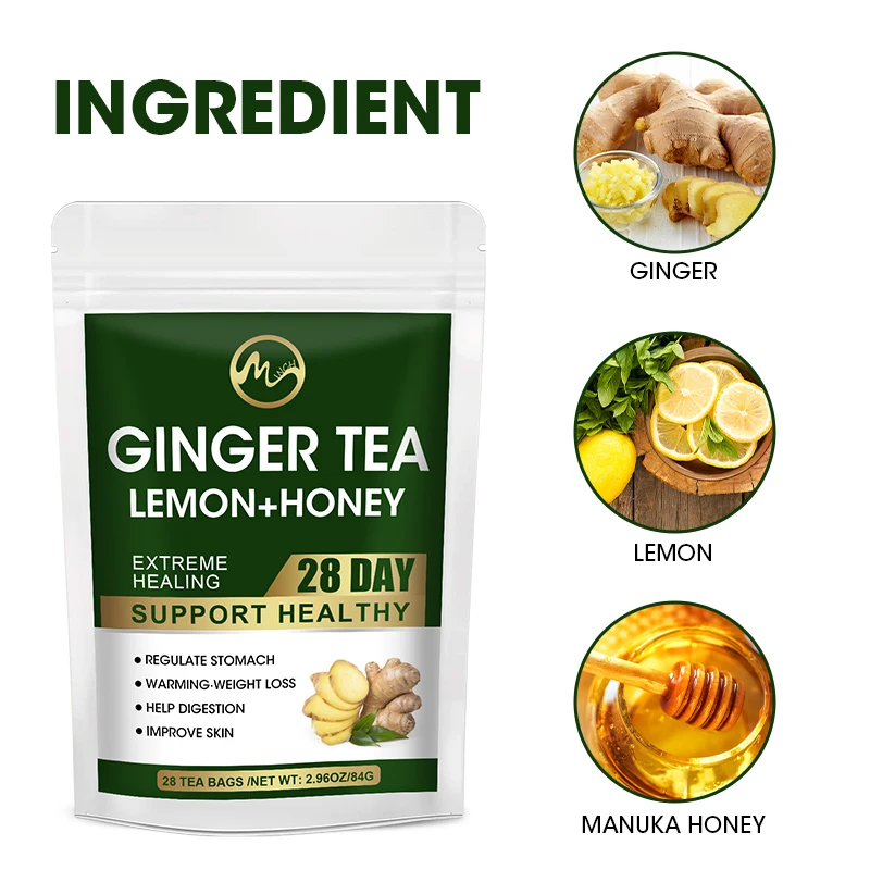 Minch 28 Days Warm Uterus Tea Uterus Detox Tea Lemon Turmeric Tea For Female