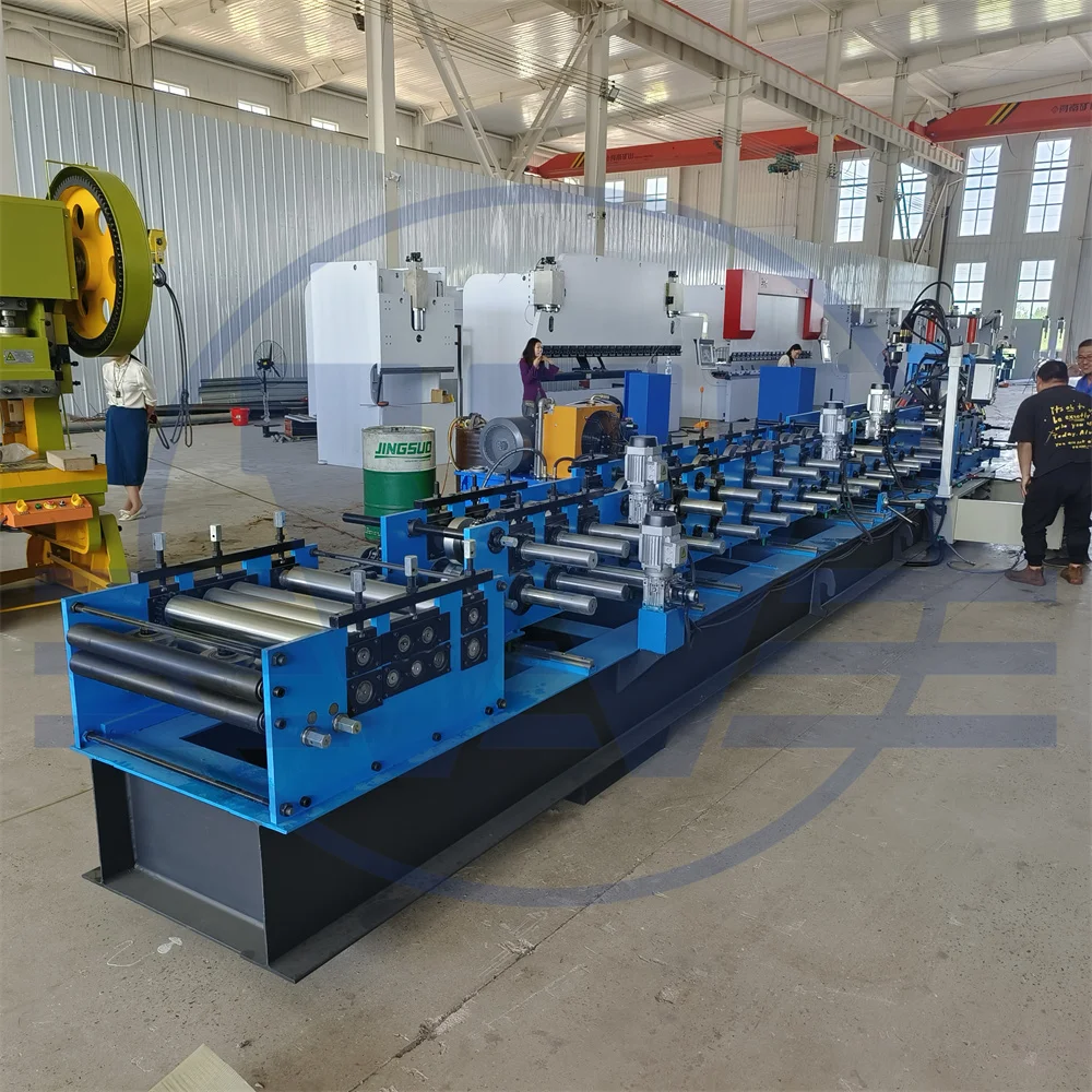 adjustable sizes automatically changed drywall profile stud track runner c u channel roll forming machine For sale