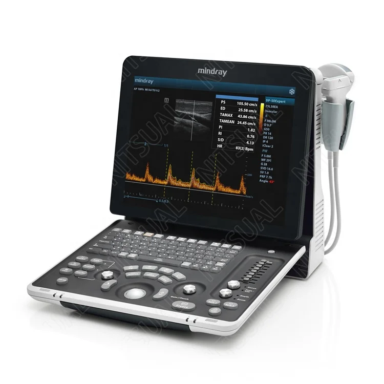 Mindray ветеринарная ультразвуковая DP 50 Mindray Ветеринарный ультразвуковой Portabl Цветной Допплер Mindray ультразвуковая DP50 ветеринарное оборудование