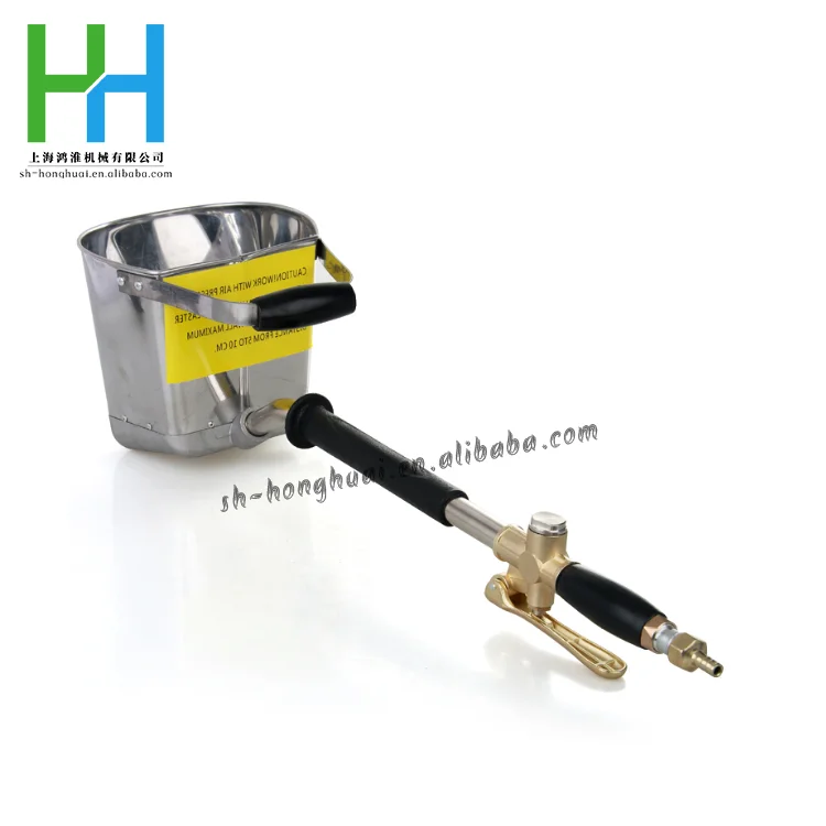 Small building construction Hand held small mud cement mortar spray machine cement mortar spray gun powder coating machine
