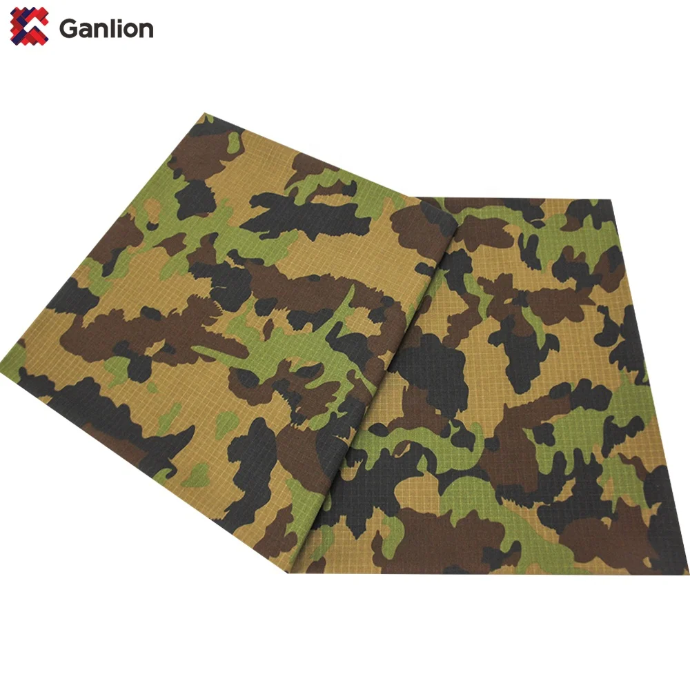 
Nylon/Cotton Rip-stop Military Anti-infrared Camouflage Fabric 