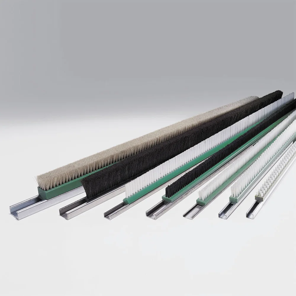 Кисти для полосок из полипропилена/ПВХ/Нейлоновой панели стеганая полоска и пластинчатая щетка ПВХ промышленная настраиваемая с шаровой головкой 3ins