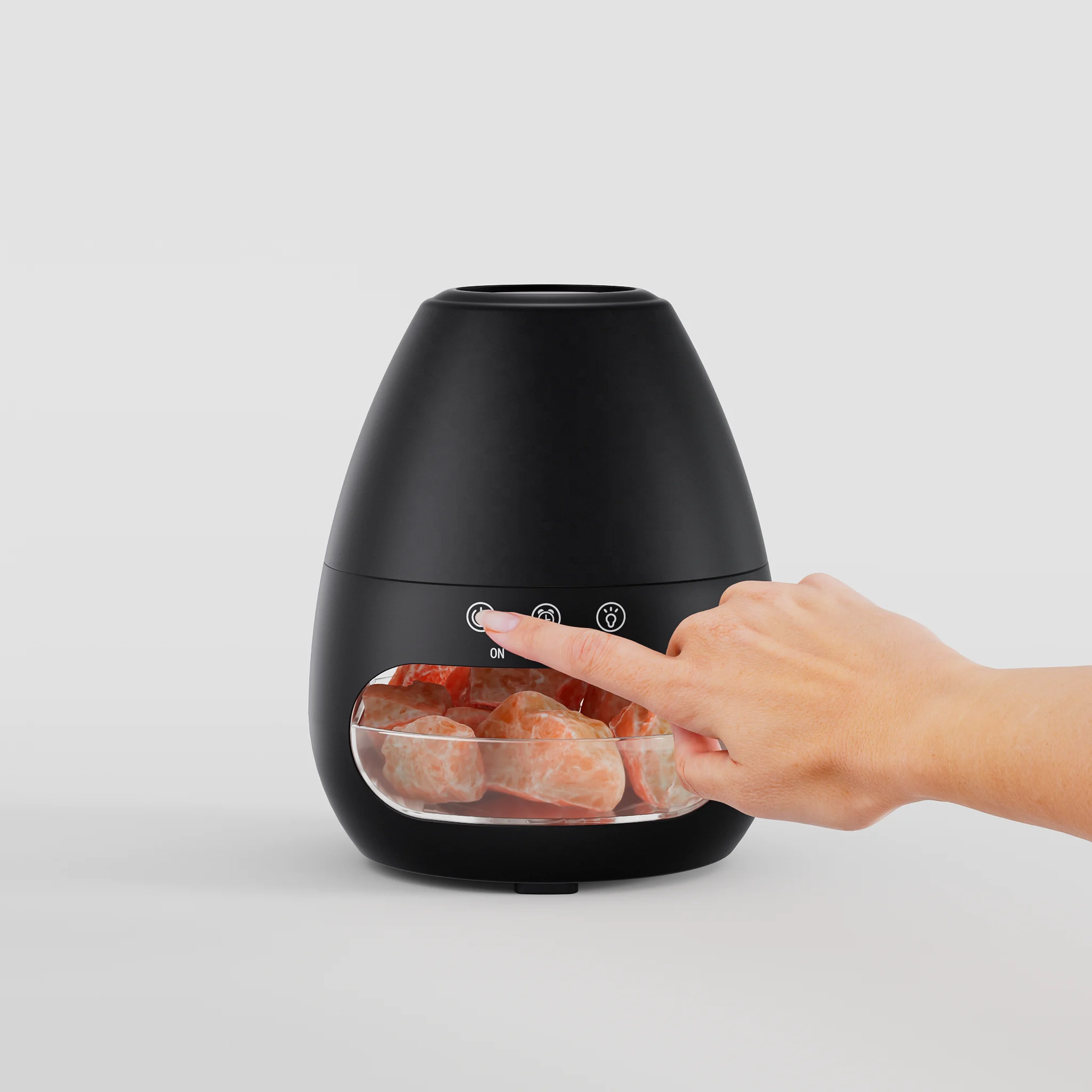 Wholesale New Himalayan Salt Stone Simulation Flame Air Freshener Pure Essential Oil Aroma Diffuser Scenting Smell