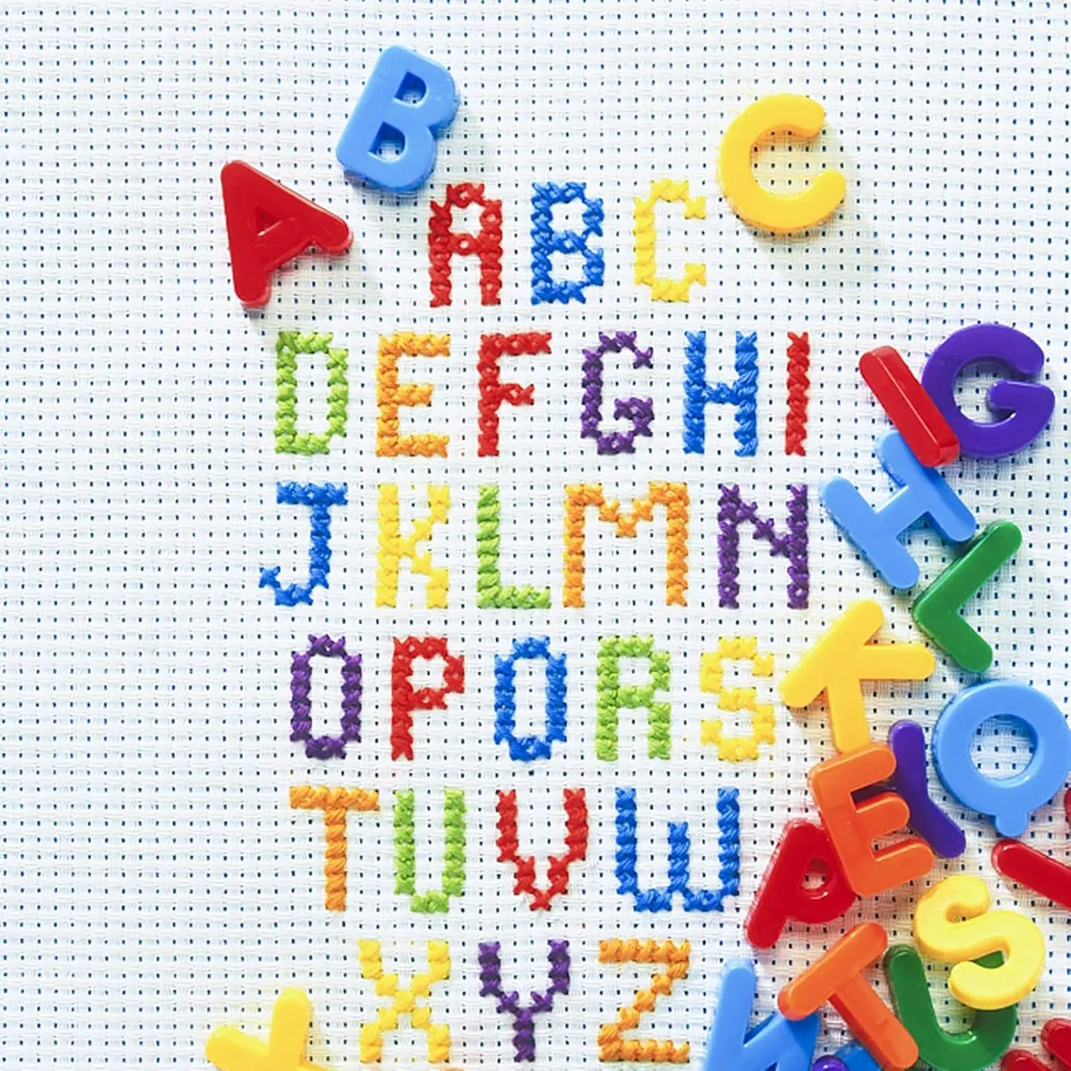Cross Stitch Fabric , Classic Cross 14 Count Aida Cloth,Stitch Fabric for DIY Handicrafts, Handmade,Craft Embroidery