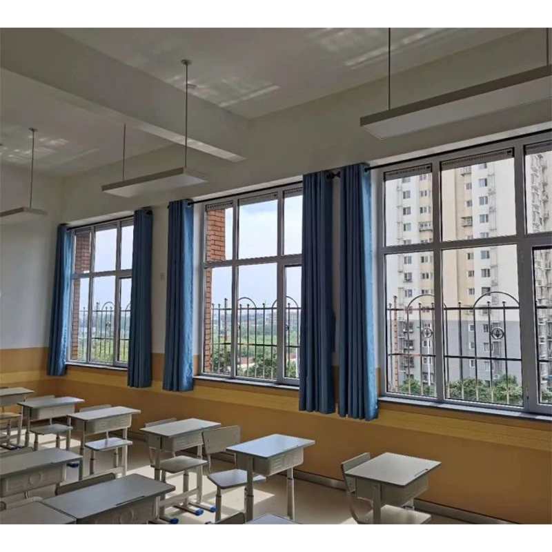 Best Quality School Solid Curtains On The Window Door Indoor Blackout Room Darkening Custom Made Curtains