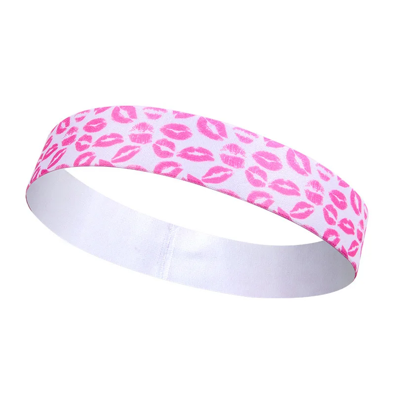 Sweatband Elastic Absorbent Sweat Bands Yoga Running Fitness Headband Sports Hair Bands Basketball Gym Stretch Hair Wrap