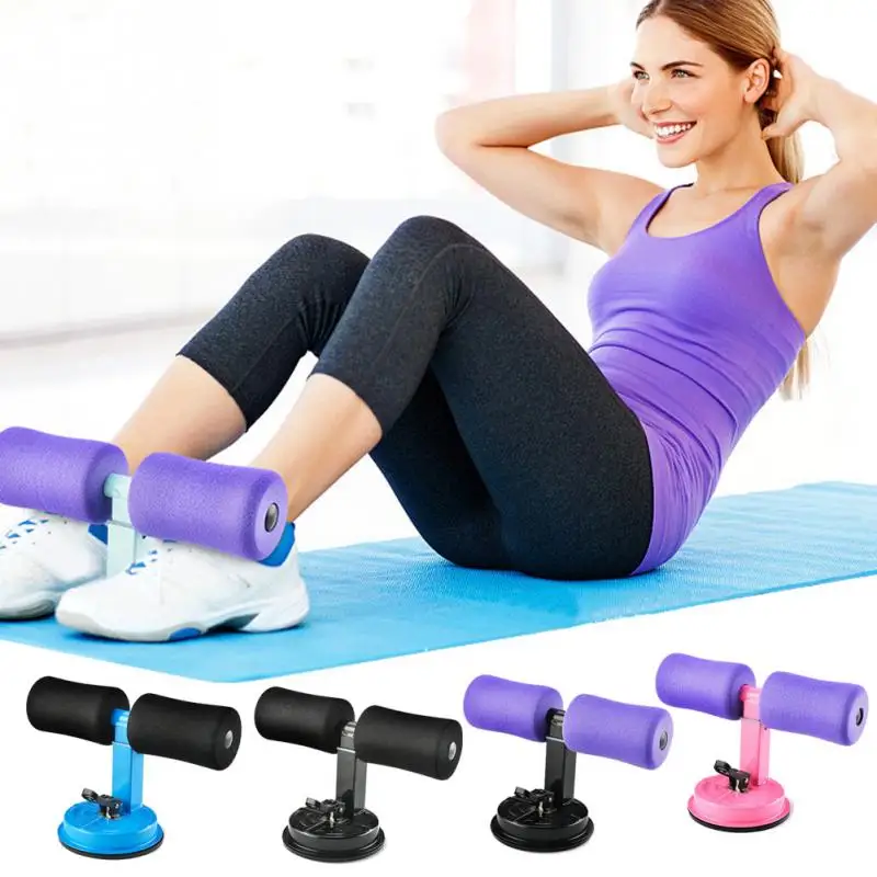 Wellshow Sport Adjustable Self-Suction Sit Up Bars Stands Workout Core Abdominal Strength Training Equipment Muscle Gym