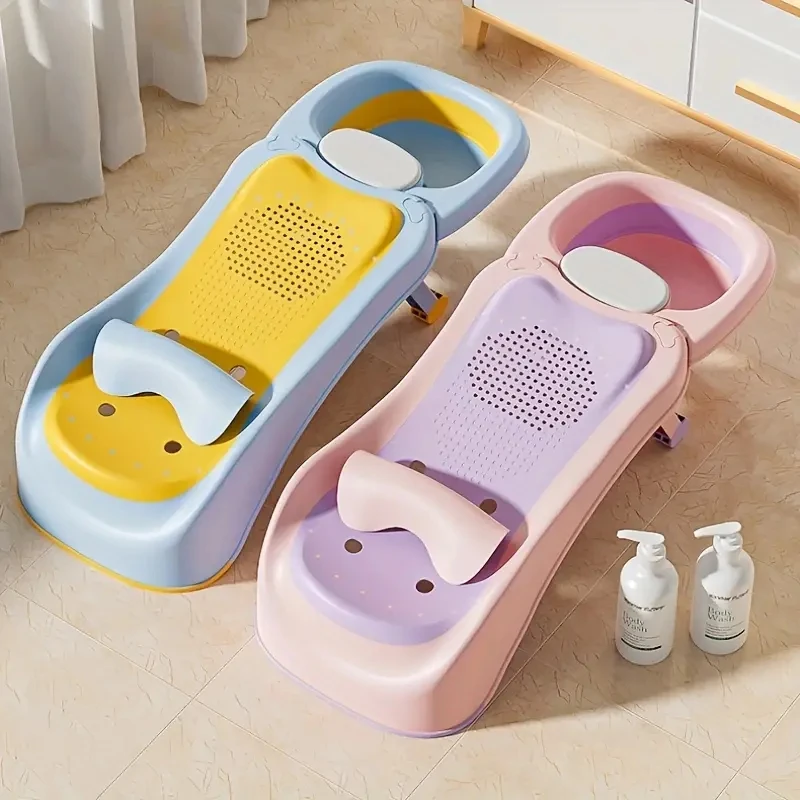 Eco Friendly Baby Products Baby bath sitting lie bathtub anti-skid pad newborn bath net multi-purpose support bath net bed