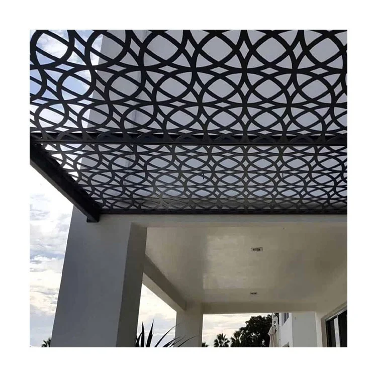 
Customized Laser Cut Pergola Metal Privacy Panels And Metal Pergola Screen 