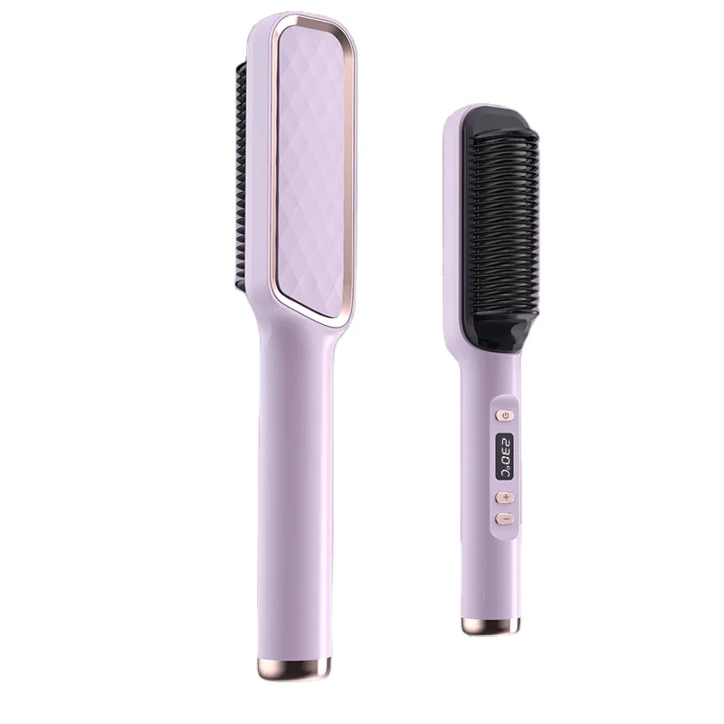 Electric Hair Comb 240 V Hot Comb Electric For Straight And Curly Hair Fast Hair Straightener Pressing Electric Hot Comb
