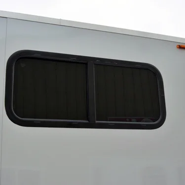 Slide  Windows Price RV Dark Tinted Glass With Mounting Ring  For Van  Camper