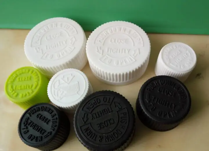 16mm 20mm 24mm 28mm 38mm 42mm 52mm Screw bottle cap plastic CRC cap
