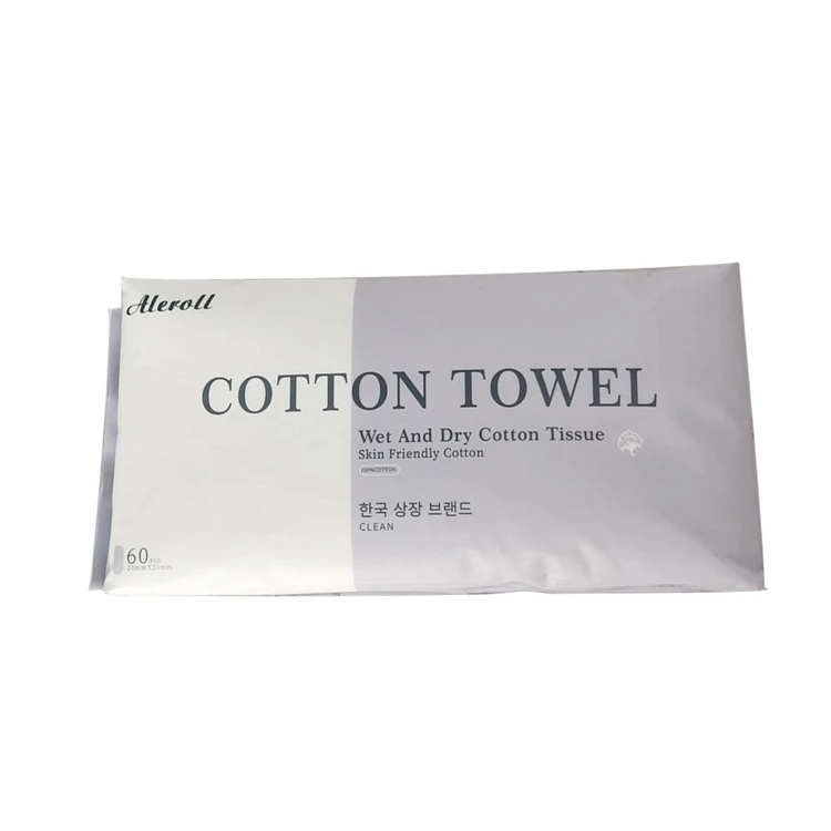 
Биоразлагаемое одноразовое Хлопковое полотенце для лица 