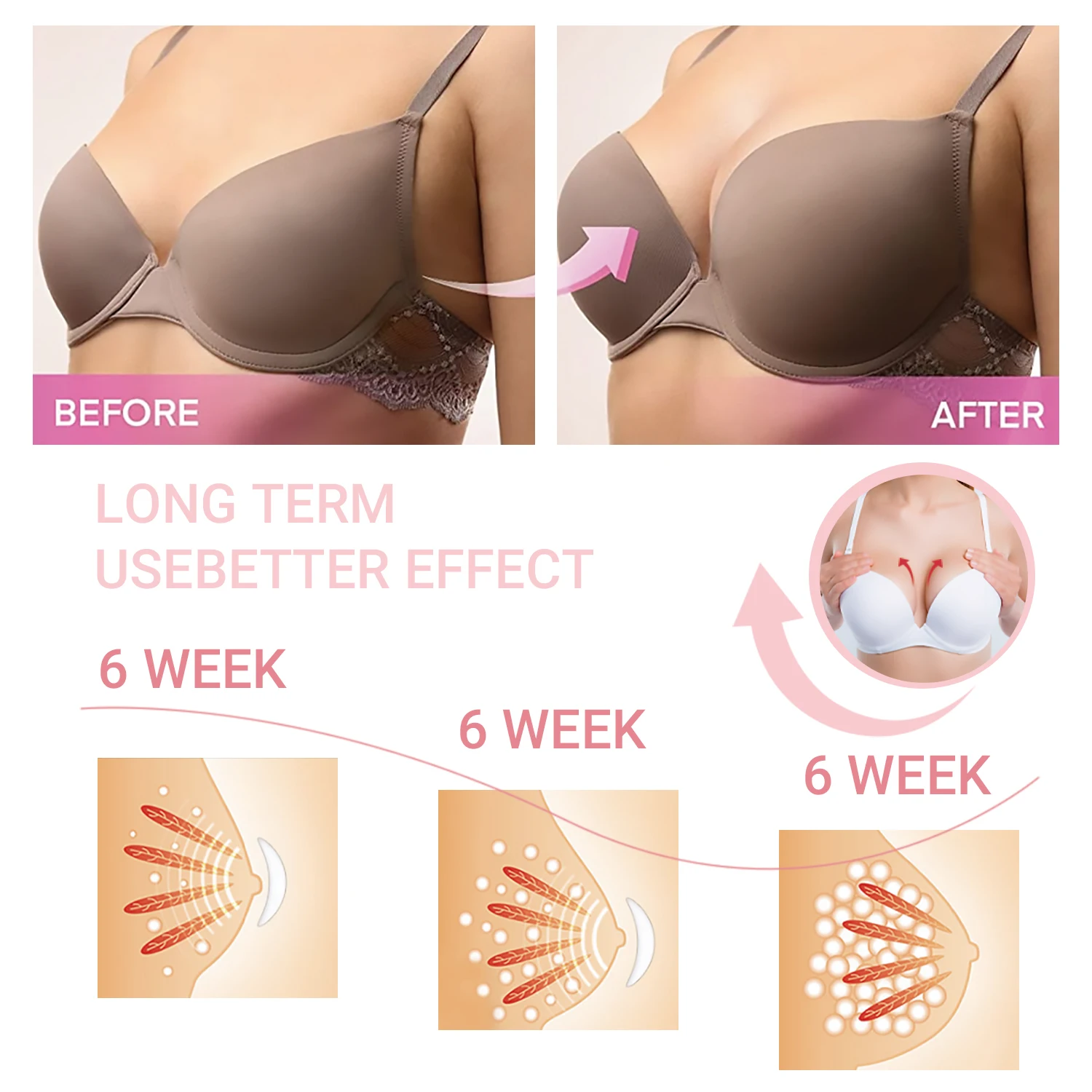 Best Big Bust Firming Lift Enlargement Big Boobs Tightening Cream Breast Enhancement Cream For Enlargement
