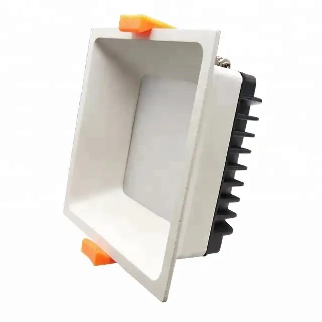 10W Square SKD Led Downlight Die-cast Aluminum Downlight Housing High Intensity Energy Saving Ceiling Light Kit