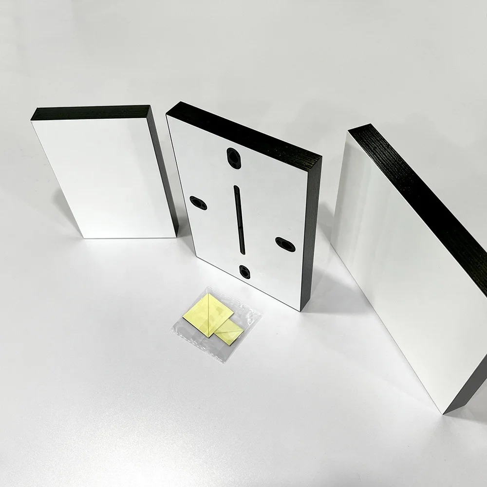 Factory Outlet Diy Light Mounted Photo Panel Wooden Photo Block Frameless Photo Tiles For Wall Display