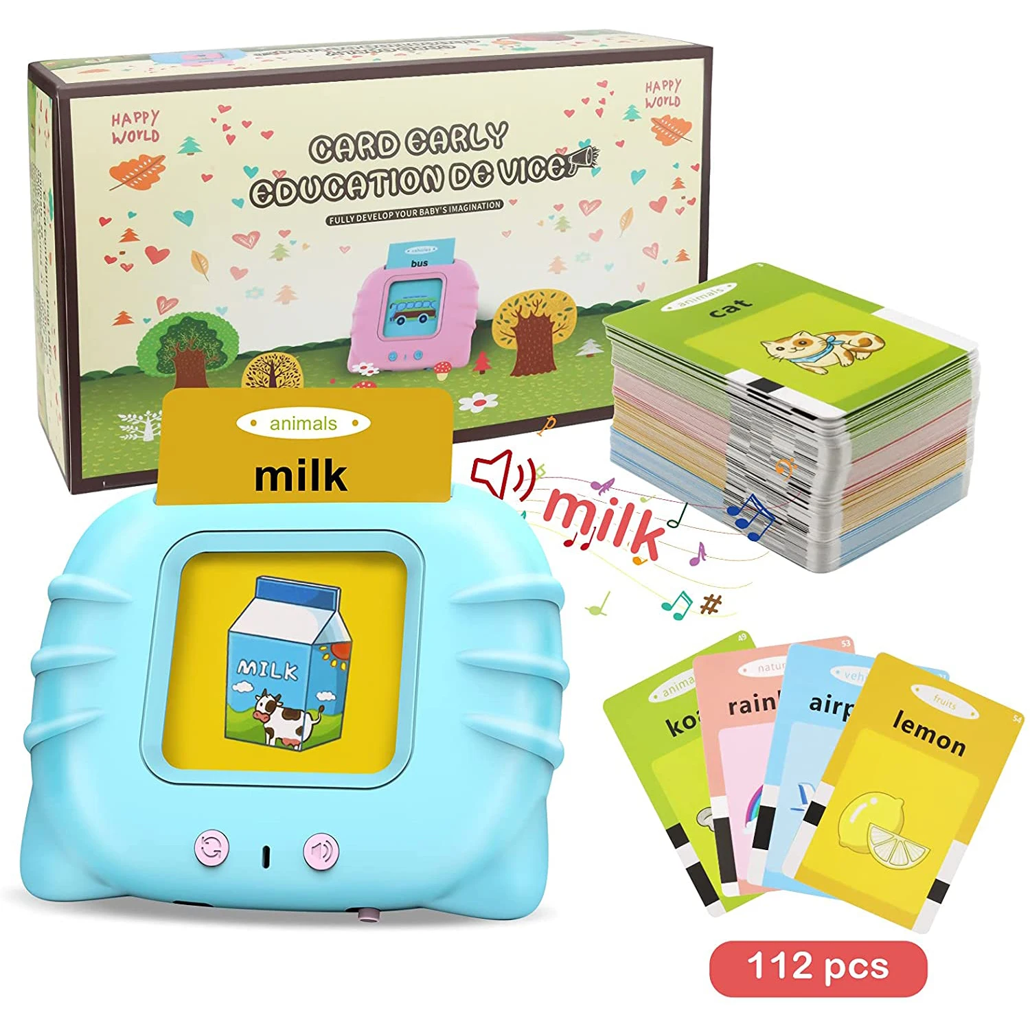 Kid Enlightenment Card Type Early Education Machine Interactive Eye Protection Card Reader Light weight And Comfortable Design