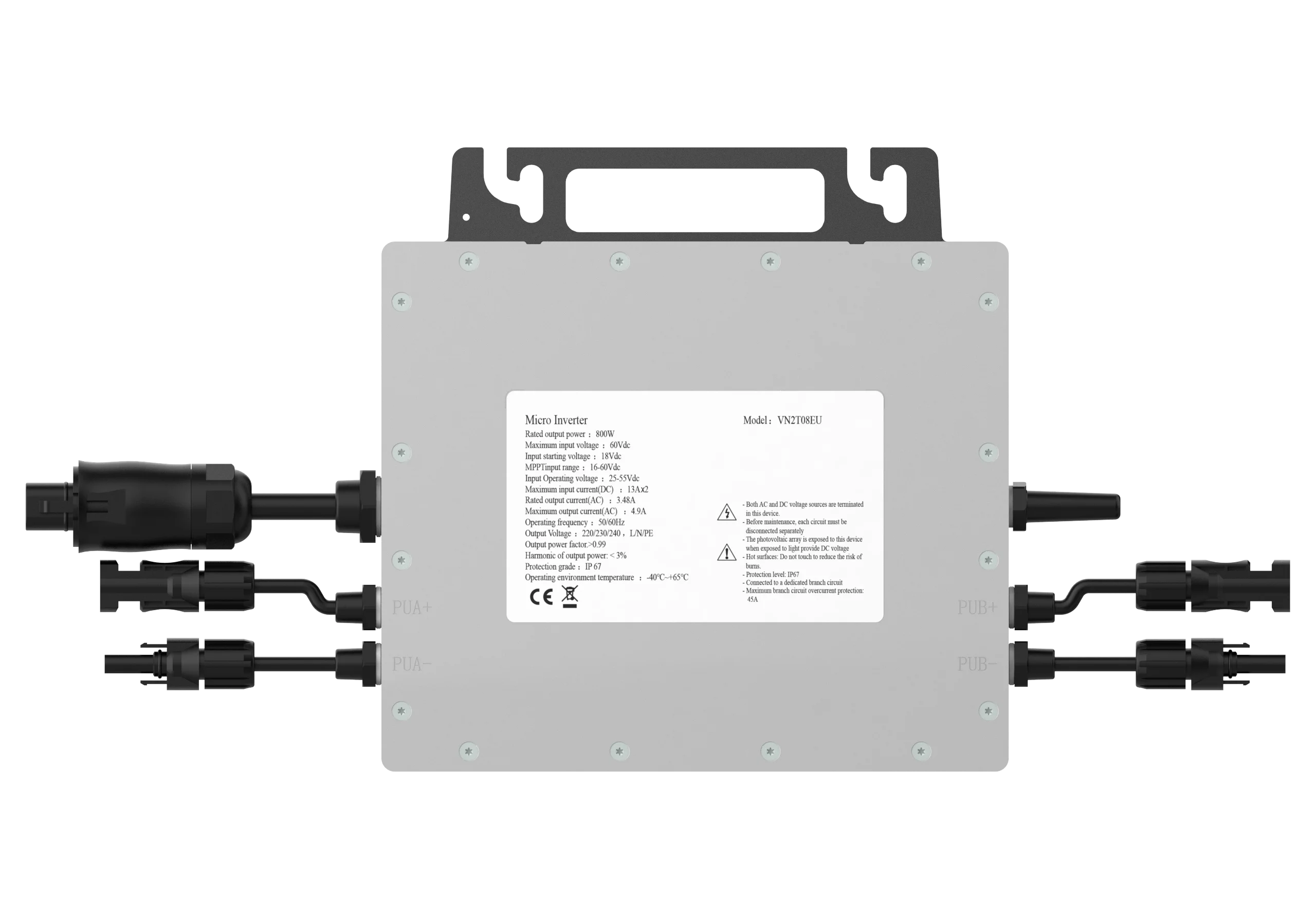 Hot Sale WIFI Microinverter 800w Tie MPPT PV On Grid Tie Solar Panel System Wifi  Solar Micro Inverter for Balcony Solar System