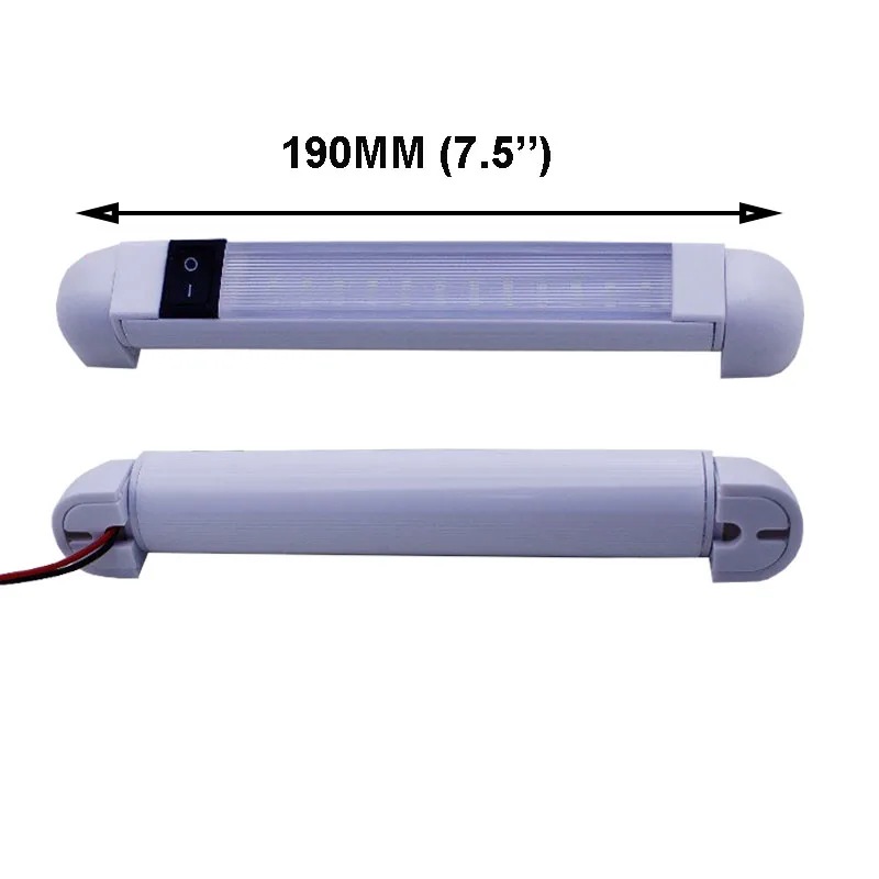 12 В 6500K белый свет с регулируемой яркостью для лодки, вращающаяся Поворотная морская полоса, освещение для салона, светодиодные полосы