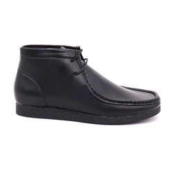 Hot Sale  burnished pu leather Wallabee Boots for men  custom made Lace-Ups shoes