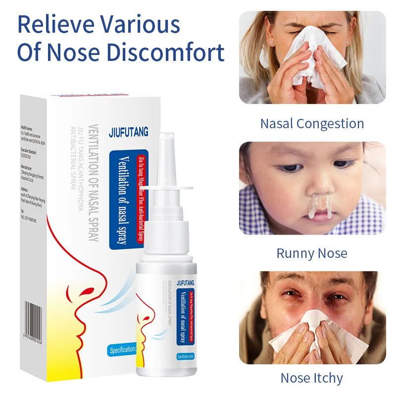 Rhinitis Spray nose blockage bacteriostatic sneeze  allergic rhinitis specific medicine