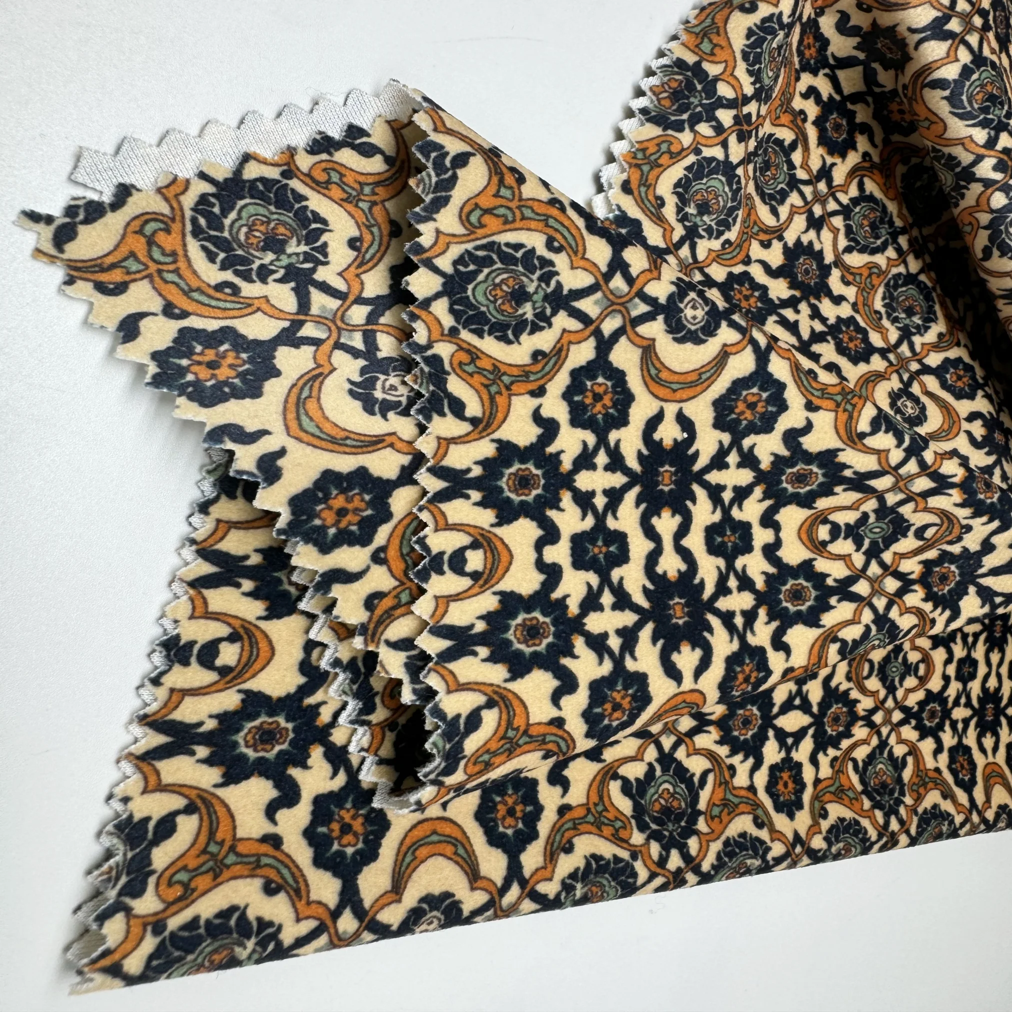 High quality 100 polyester Comfortable printing  holland velvet fabric For Upholstery Sofa And Cushion