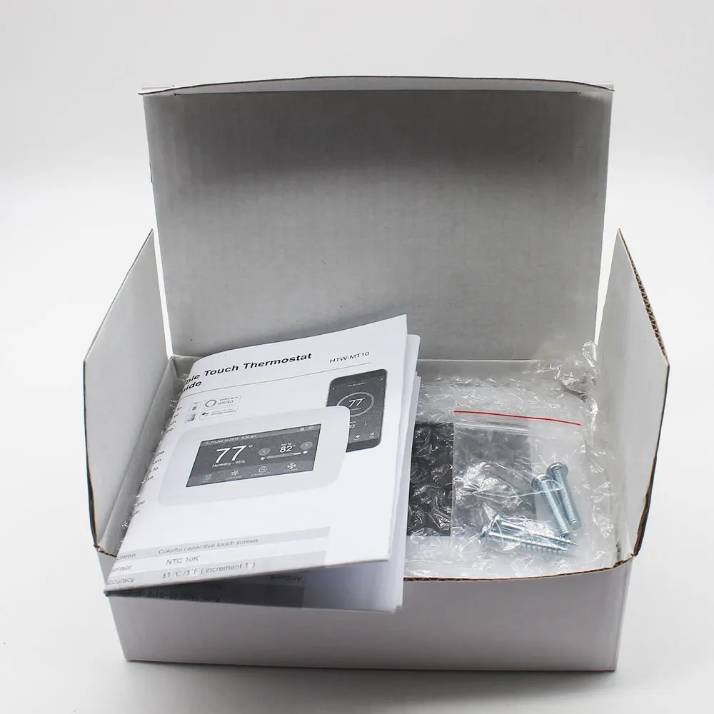 HVAC Multi Stage Smart Home Programmable Thermostat 24Vac TUYA Smart Wifi Thermostat for Usa