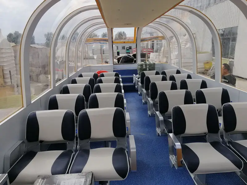 China Grandsea 28 Passenger Fast Speed FRP Water Taxi Boat for sale