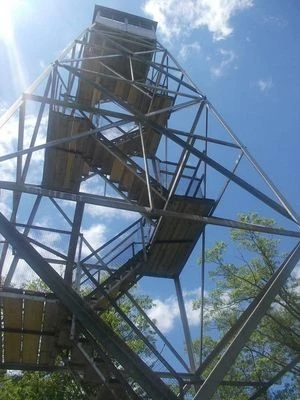 Customized Size Prison Security Tower Watchtower Tower Steel By Fire Protecting Agricultural Irrigation Telecommunication Tower
