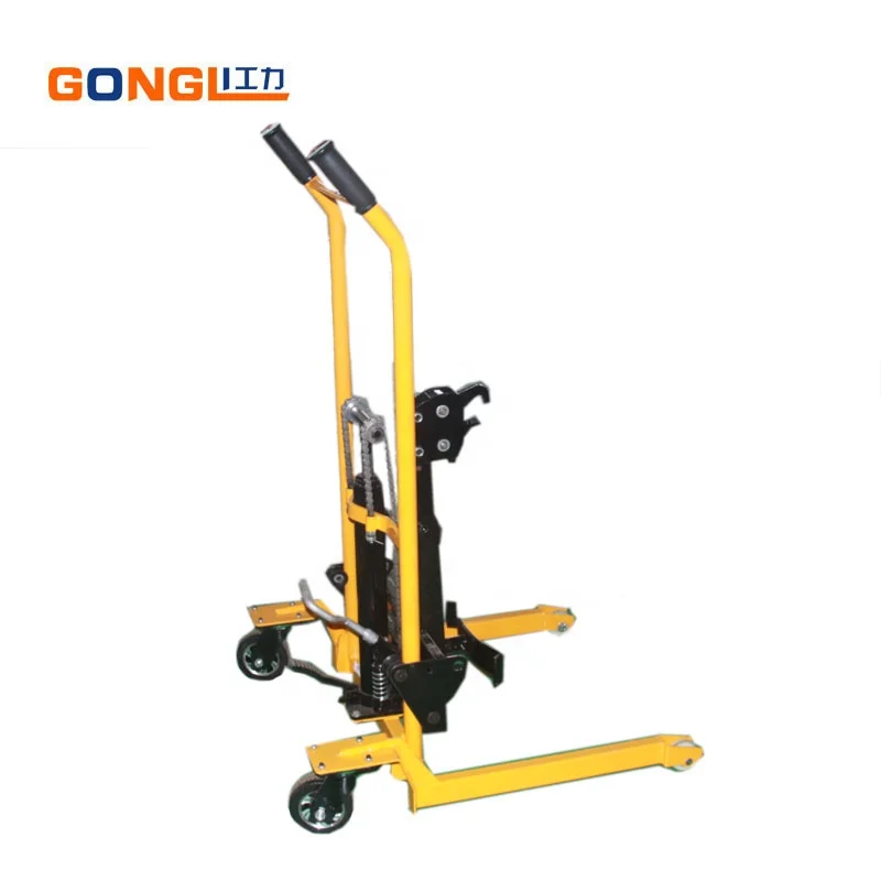 Warehouse Small 200kg Load Capacity Plastic Drum Lifter Drum Carrier
