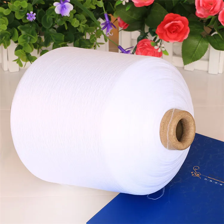 dty recycle polyester yarn filament polyester spun yarn 30/1 dyeing guarantee for circular knitting