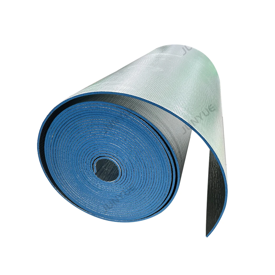 Reflective foam insulation aluminum foil facing roll pe foam thermal insulation