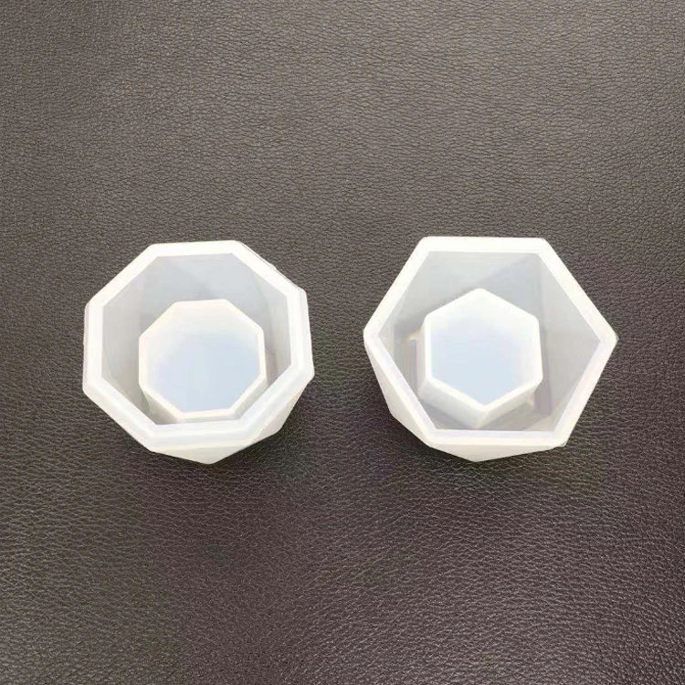 D266 Heart-shaped small flowerpot silicone mould,Green plant silicone flower pot mold,planters silicone mold