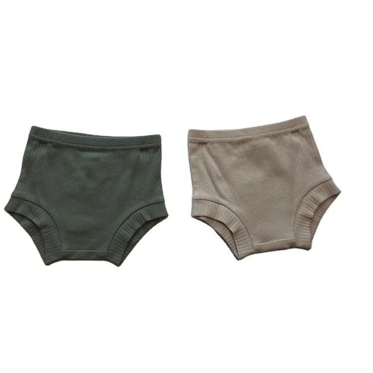 
INS hot baby boys cotton 2x2 rib cute panty soft elastic waist self fabric bottom opening 