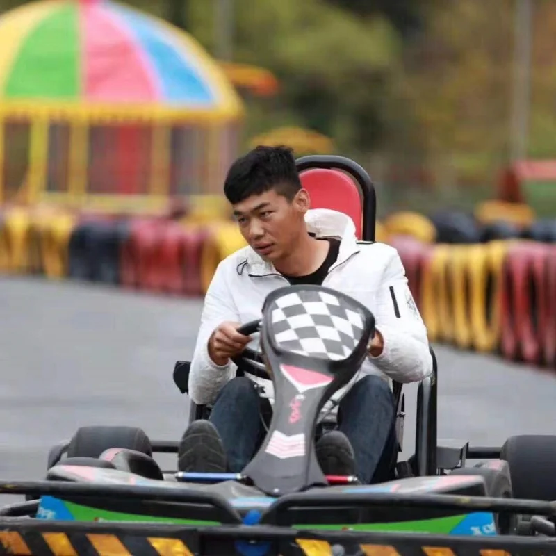 Mini Electric Racing Go Karts Drift Indoor Amusement for Kids Adults Teenagers for Garden Shopping Mall Use-Made Durable Plastic