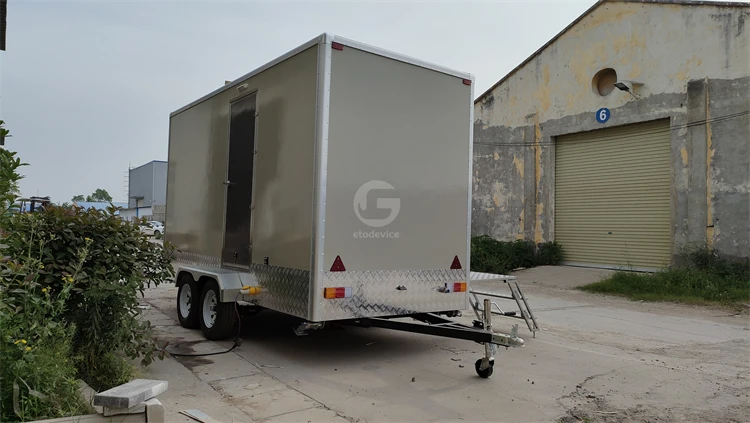 YITUO Mobile Restroom Cabin Practical VIP Mobile Washrooms Restroom Trailers Portable Toilet Mobile Toilet Trailer