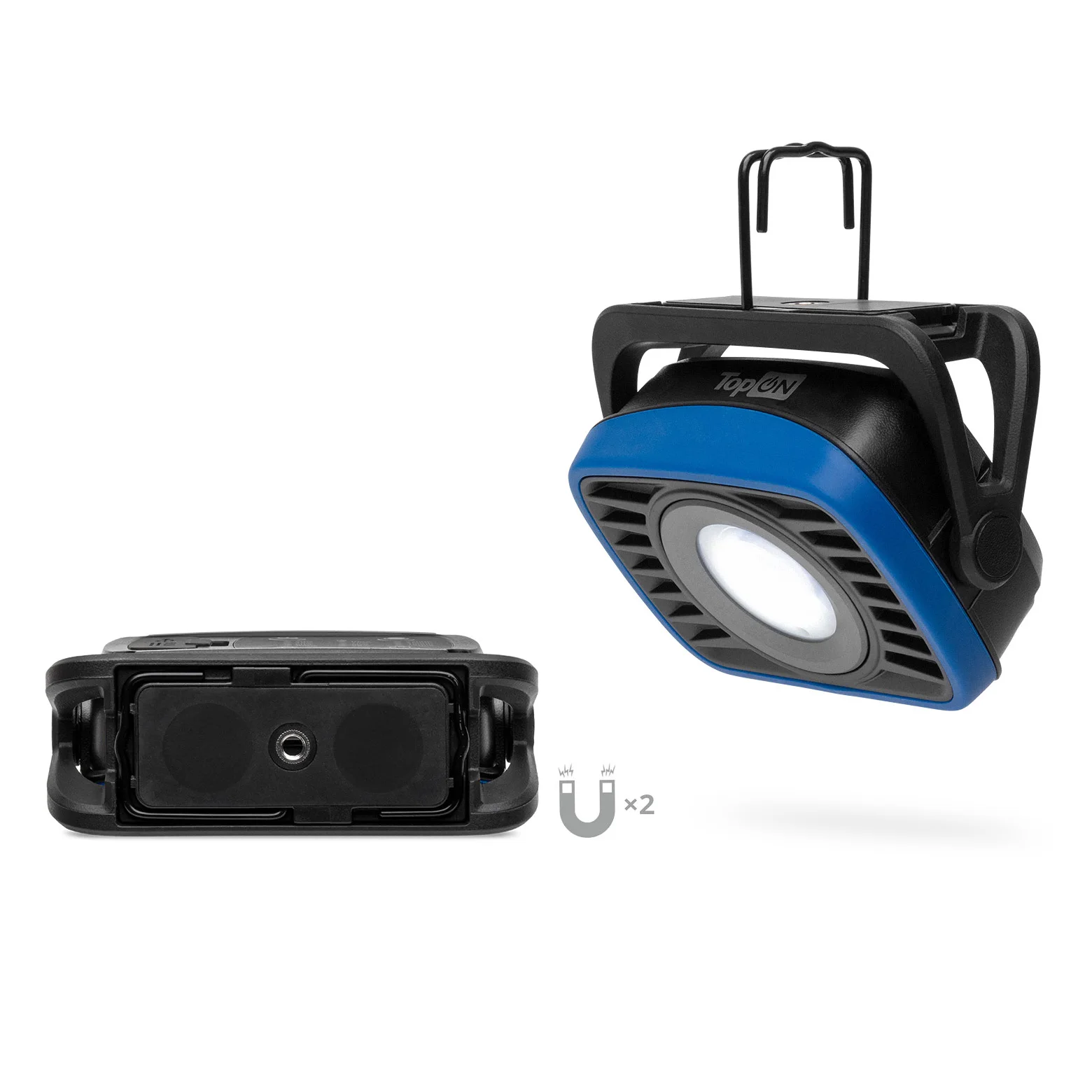 Newest 1500 Lumen Type-C Rechargeable Magnetic Work Lamp Waterproof Aluminum 4 Modes COB LED Flood Light Office Garden Landscape