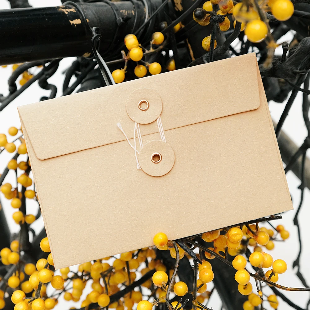 wholesale bulk Stylish Simple vintage original ecology 4x6 special paper premium Quality Ins postcard Wallet Envelope