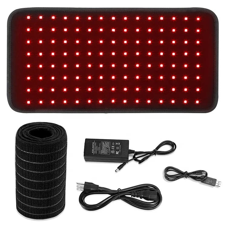 
Hot Sell LED Red Light Therapy Infrared Electric Heating Belt Medical shoulder back support belt 
