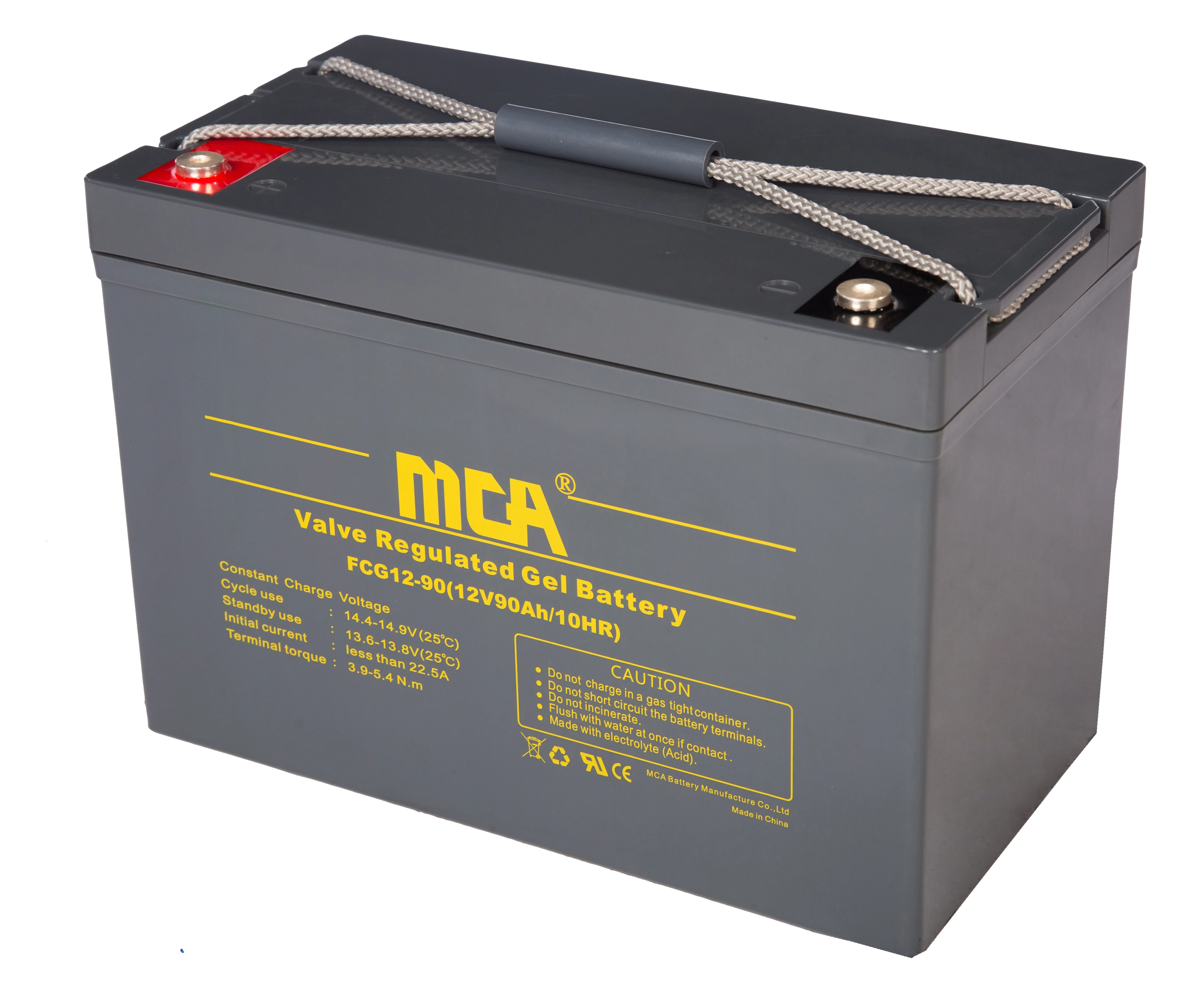 MCA Rechargeable Solar GEL Battery 12v 80Ah 100Ah 150Ah 200ah 250Ah VRLA Solar Energy Storage Lead Acid Batteries