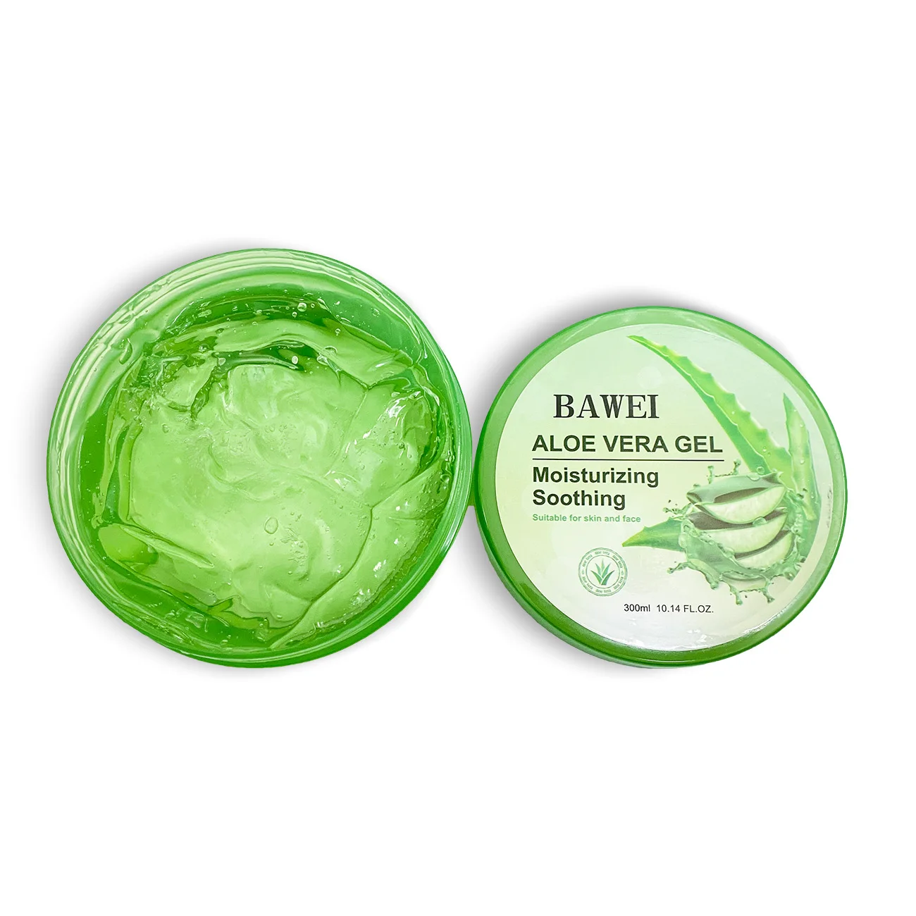 wholesale best private label organic aloe vera gel with 100% pure aloe for skin lightening