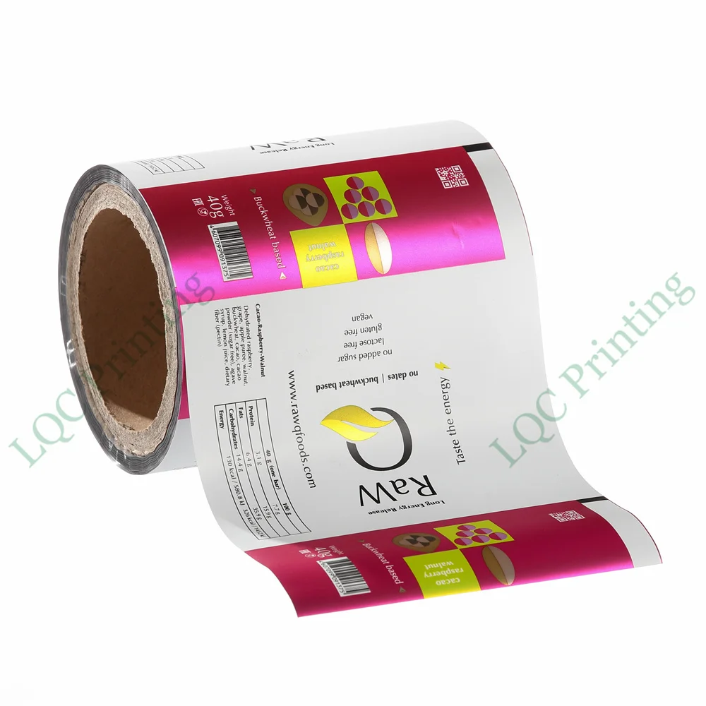 Custom printed high barrier metallized foil protection roll film rollstock for single-serve coffee capsule and pod